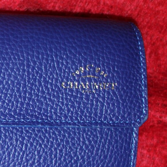 Chaumet Paris KL Luxury pouch leather purple for Jewelry travel roll organizer - Picture 7 of 9